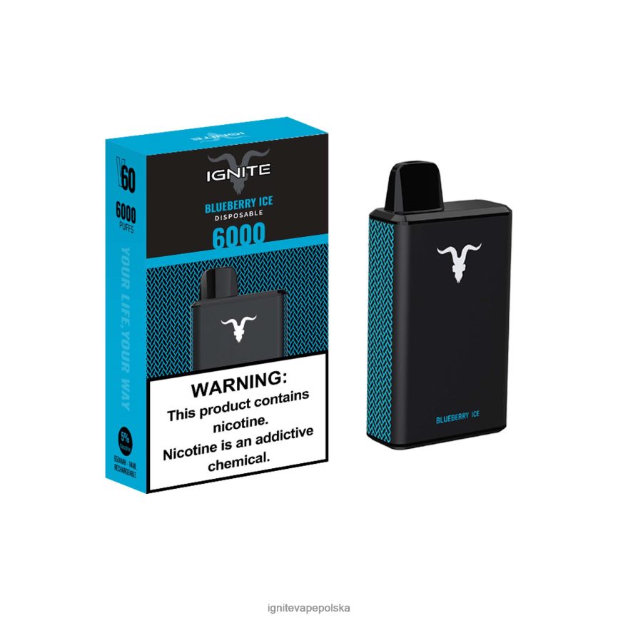 Ignite Vape Polska | IGNITE V60 długopis do waporyzacji lód wiśniowy 0648NZ31